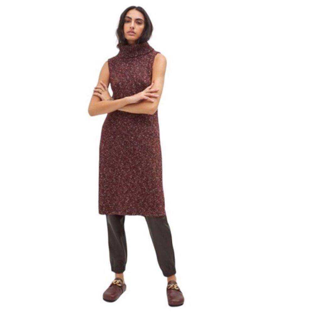 Anthropologie Flowy Maxi Tunic Sweater